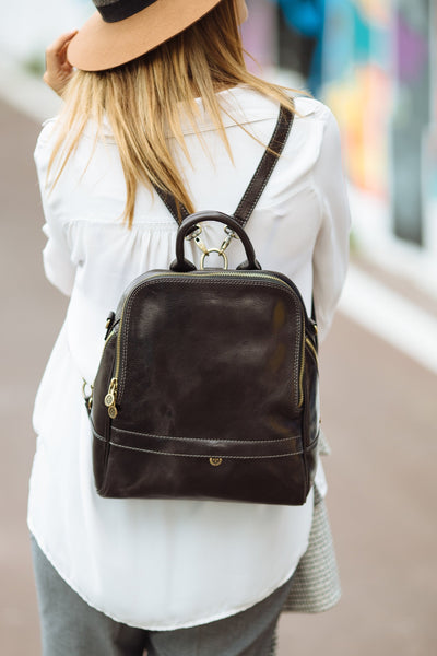 LEATHER BACK PACK